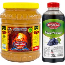Bozkırlı Çavuşoğlu Çavuşoğlu Odun Ateşinde Bozkır Tahini 1850g + Üzüm Pekmezi 1000g