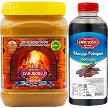 Bozkırlı Çavuşoğlu Çavuşoğlu Odun Ateşinde Kepekli Bozkır Tahini 930G+ Keçiboynuzu (Harnup) Pekmezi 1000G
