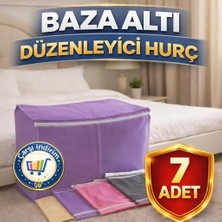 Nistabolje 7 Adet Baza Altı Düzenleyici Hurç Pratik Yastık Kıyafet Taşıma 62x37x24 cm Renkli