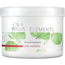 Wella Elements Onarıcı Maske 500 ml Tüm Saçlar İçin Canlandırıcı Etkili Doğal Özler