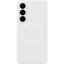 Samsung Galaxy S26+ Silikon Magnet Kılıf - Beyaz
