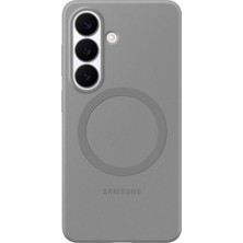 Samsung Galaxy S26 Silikon Magnet Kılıf - Gri