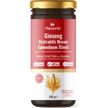 Herovix Ginseng Ekstraktlı Macun – Epimedyum, Maca, Çakşır, L-Arginin & L-Sitrülin Içeren 240 G