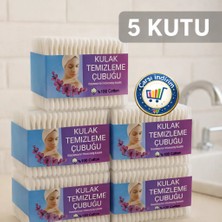 Nistabolje 5 Kutu Kulak Çöpü Pamuklu Kulak Temizleme Çubuğu