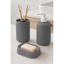 Feyza Design Pratik ve Şık 3'lü Banyo Seti, Kullanışlı ve Modern Tasarım