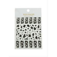 Zero Land Nrzsnt Leke Desenli Tattoo Dövme Sticker - Siyah