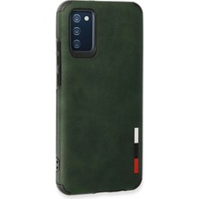 Epilons Galaxy A03S Kılıf Loop Deri Silikon - Yeşil