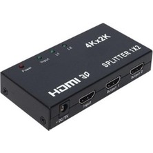 Nova Nvc-Hdsqp2 4K Hdmi 1-2 Splitter 1 Giriş 2 Çıkış