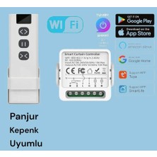 Tuyam Smart Tuya Akıllı Wifi Perde Modülü Kör Anahtarı Panjuru Uzaktan Kontrol