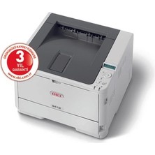 Oki B412dn Mono Laser Yazıcı A4  Kapasite Tam Dolu Toner ile Beyaz Renk
