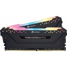 Corsair Vengeance Black RGB 16GB(2X8GB) DDR4 4000MHz CL19 Ram CMW16GX4M2K4000C19