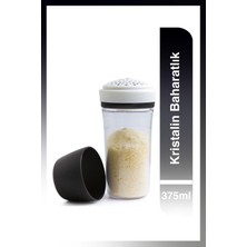 Feyza Design Şeffaf Kristalin Serisi Baharatlık 375ML, Şık ve Kullanışlı Tasarım