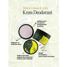 Limon & Ardıç Krem Deodorant, Alüminyum ve Zararlı Kimyasallar Içermeyen Formül