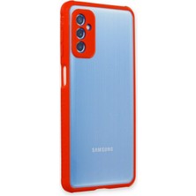 Epilons Galaxy M52 5g Kılıf Miami Şeffaf Silikon - Kırmızı