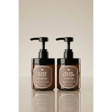 Feyza Design 2'li Amber Cam Sabunluk Seti, Sıvı Sabun ve Losyon Dispenserleri