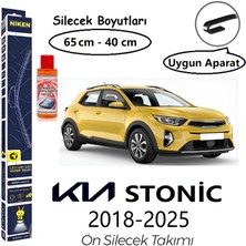 Niken Kia Stonic Ön Silecek Takımı (2018-2025) Hediye!!! Autokit Konsantre Cam Suyu