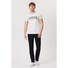 Lee Cooper Jack Erkek Slım Dar Kesim Yüksek Bel Dar Paça Jean Pantolon Siyah
