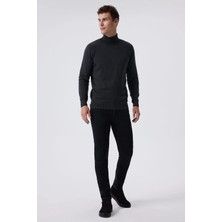 Lee Cooper Jeff Erkek Skınny Süper Dar Kesim Normal Bel Dar Paça Jean Pantolon Siyah