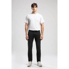 Lee Cooper Jagger Erkek Slım Straıght Dar Kesim Normal Bel Düz Paça Jean Pantolon Siyah