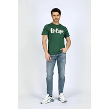 Lee Cooper London Normal Bel Dar Konik Kesim Daralan Paça Mavi Erkek Jean Pantolon