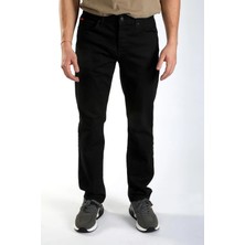 Lee Cooper Jagger Erkek Slım Straıght Dar Kesim Normal Bel Düz Paça Jean Pantolon Siyah