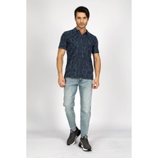 Lee Cooper London Normal Bel Dar Konik Kesim Daralan Paça Mavi Erkek Jean Pantolon