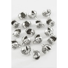 Zero Land Nrzsnt 10 mm Noktalı Tesbih Kapama Atı 50 Gram - Gümüş Rengi