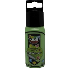 Funny Kids Fıstık Yeşili Yap Yapıştır Cam Boyası 60 cc Su Bazlı Model 7514 Özellikli