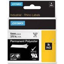 Dymo 1868737 Xtl Sabit Polyester Düz Yüzey 12 x 9 Beyaz-Siyah