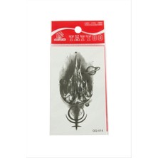Zero Land Nrzsnt Güneş Tattoo Dövme Sticker - Siyah