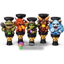 İKONİA Figürlü Nargile Lülesi