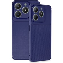 Epilons C61 Kılıf Auto Focus Karbon Kapak - Lacivert