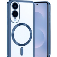 Epilons Galaxy S25 Edge Kross Magneticsafe Kapak - Sierra Blue