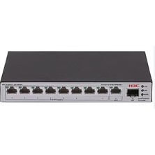H3C S1600V2-10P-Hpwr L2 9X 10-100-1000 Base-T Ports (8X Poe+ Ports) 1X 1G Sfp Port, 125W Poe+ Switch