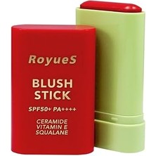 SHC4200 Stick Krem Allık Yumuşak ve Nemlendirici Formül Yüksek Pigmentasyon Spf 50 +, Ruby, 19GR