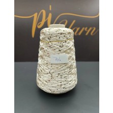 Pi Yarn Pullu Ip Krem Gold Pullu 400GR