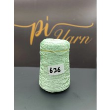 Pi Yarn Pullu Su Yeşili Gold Pullu 400G