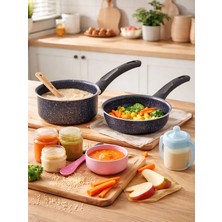 Emel 14 cm Klasik Ek Gıda Bebek Mama Seti