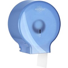 Feyza Design Modern Mini Jumbo Tuvalet Kağıdı Dispenseri Mavi, Şık ve Kullanışlı Tasarım