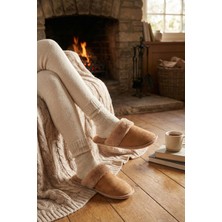 Lela Yumuşak Dokulu Peluş Terlik Kadın Terlik 6722002