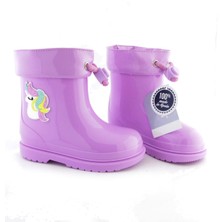 Igor W10253 BIMBI UNICORNIO Lila Kız Çocuk Yağmur Çizmesi