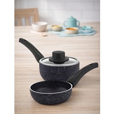 Emel 12 cm Cam Kapaklı Mini Sos Tavası