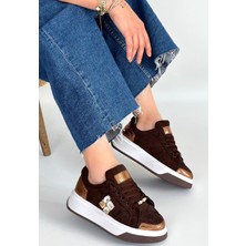 Tp Ceans Kahverengi Süet Bağcıklı Spor Ayakkabı - Lisinya