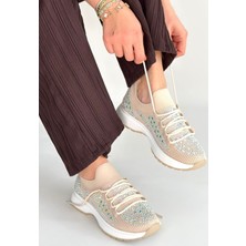 Efe Avm Ceas Bej Triko Bağcıklı Spor Ayakkabı - Lisinya