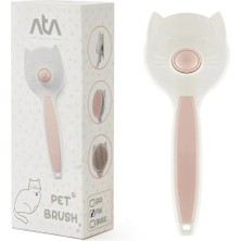 Gondol 4 Adet Kedi Köpek Otomatik Temizlenen Tuşlu Tüy Toplayıcı Tarak