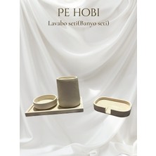 Feyza Design Şık ve Kullanışlı 4’lü Banyo Seti, Hijyen ve Konfor Için Ideal