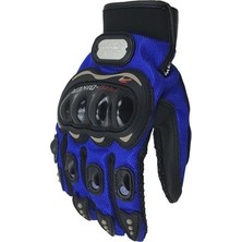Probiker Motosiklet Eldiven Korumalı Xl Mavi