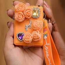 Bontexs Kadın Kişisel Bakım Makyaj Tazeleme, Çanta Süsü, Hediyelik  Anahtarlıklı  Ayna Silikon Bilek Askısı  Anahtarlık