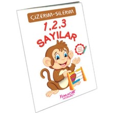 123 Sayılar (Çizerim-Silerim) - Kalem Hediyeli