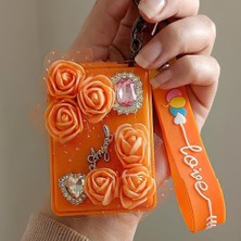 Bontexs Kadın Kişisel Bakım Makyaj Tazeleme, Çanta Süsü, Hediyelik  Anahtarlıklı  Ayna Silikon Bilek Askısı  Anahtarlık